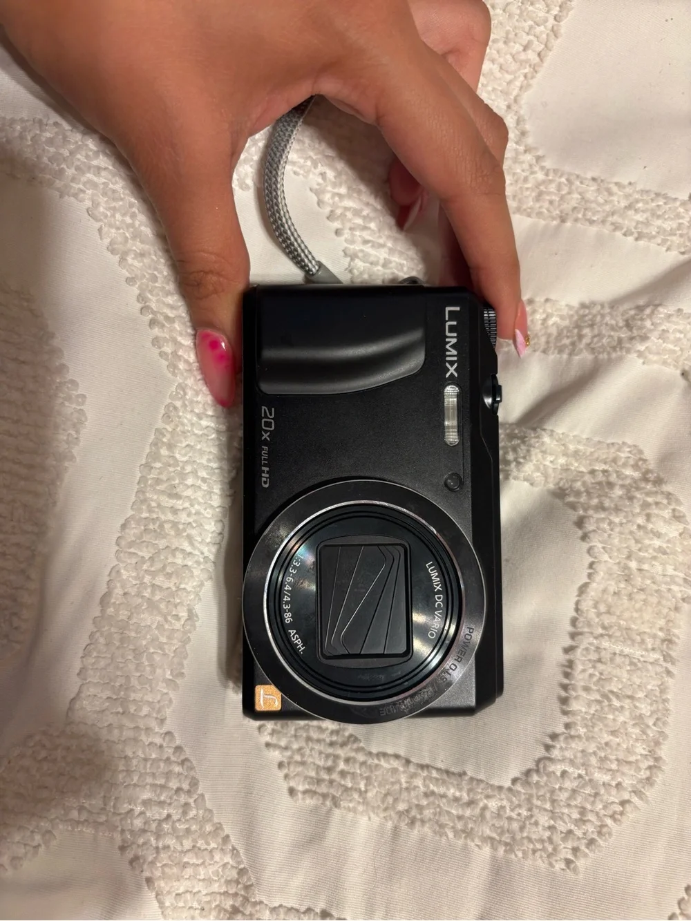 Panasonic Lumix Digital Camera in Black with Flip LCD